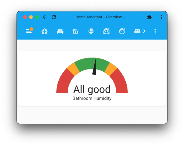 Screenshot showing the new gauge labels