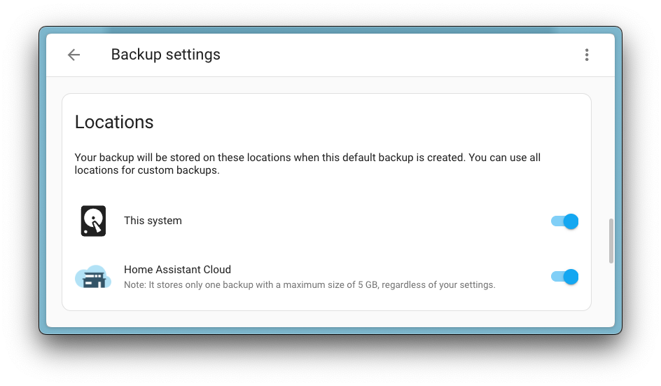 Home Assistant Cloud is now a backup target location, that is included with the Home Assistant Cloud subscription at no additional costs