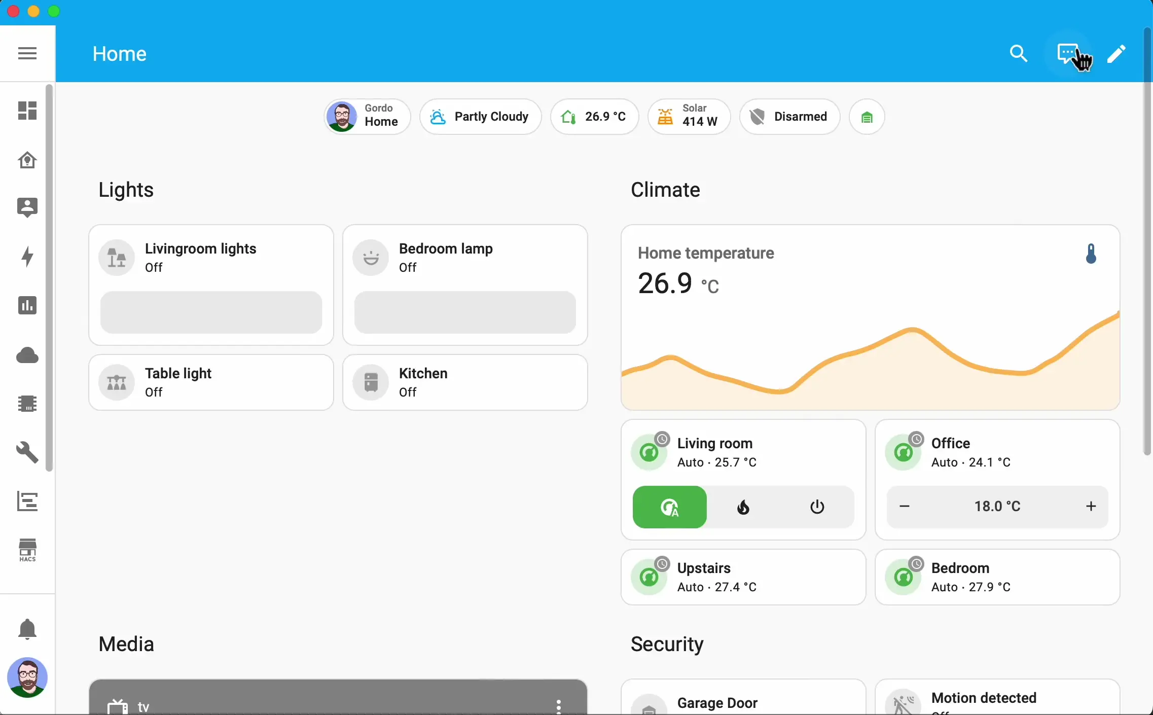 screencast showing how to add a badge to a dashboard