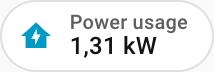 Screenshot of the power consumption badge