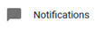 Notifications button